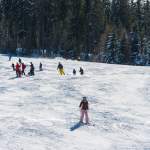 Auf der Piste beim Ski-Nostalgie 2015 in Wagrain